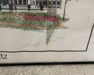 St Louis Sharyl Bernatz Saint Louis Print Capital Gateway Arch Artist Signed Jefferson