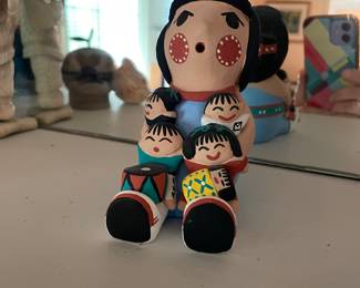 Storyteller, Signed by Jemez Pueblo Artist, Tim Tosa