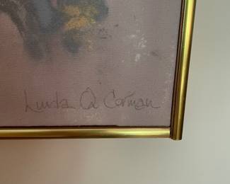 Painting on Canvas 27” x 29” by: Linda Corman 1985