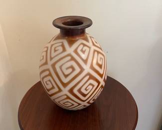Hand Made From Prue Wood Vase