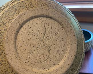 Signed Susan Brown Freeman Art Pottery Bowl
