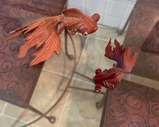Wooden Gold Fish