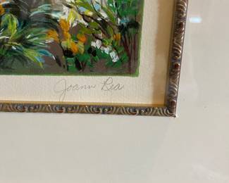 Joann Rea Signed and Numbered Print, Floral Landscape 325/350
