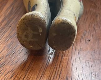 Vintage South African Raku Pottery Giraffe