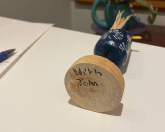 American Navajo Folk Art Chicken by Edith John