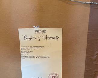 Charles Cobelle, Lithograph, Signed in Pencil, Numbered "Arc de Triomphe" 418/500