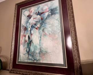 Amazing Original & signed water color painting by local fort worth artist!