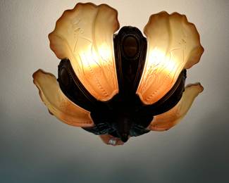 slip shade ceiling fixture