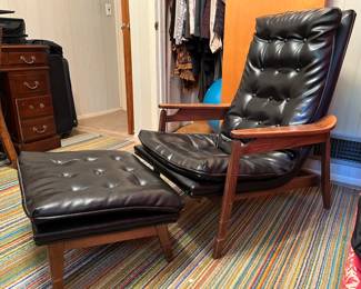 Milo Baughman lounge chair and ottoman