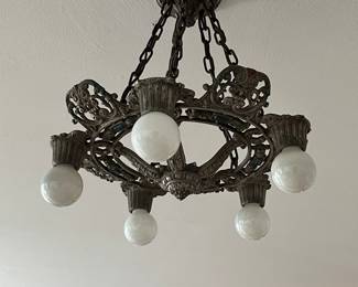 art deco ceiling fixture