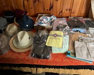 men's hats and new old stock