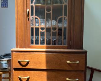 art deco china cabinet