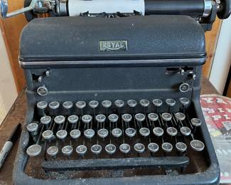 vintage typewriter