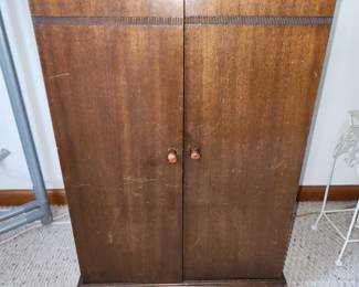 Vintage record cabinet