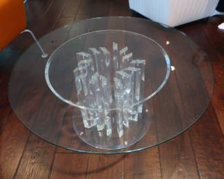  3          Glass  top  table  It  is  38".     Price  is  450.00