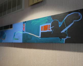 16      rectangular  wall  art  Price  is    175.00          