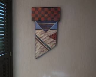 8              One  of  two  pieces  of  wall  art    Price  is   195.00