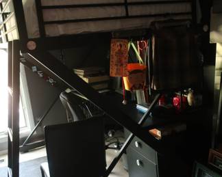 38            double   bed  (above  the  floor)   Price  is   200.00   It  needs  to  be  diassembled -no  mattress