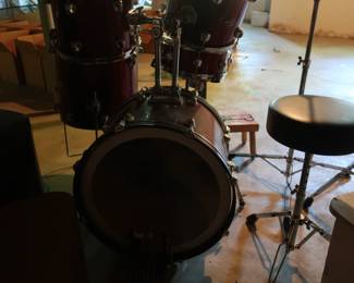 another  view  of  drum  set