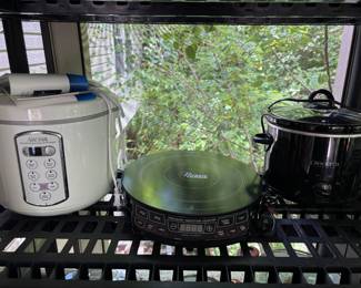 Crock Pots and NuWave Induction Cooktop