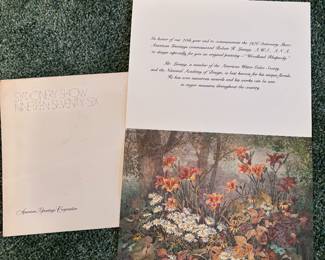 Robert Laessig Watercolor Print (1976 Stationery Show)