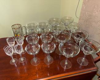 Nice selection of bar ware