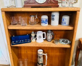 German Steins and Pilsner Glasses