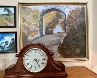 Mantel Clock, Wall Art