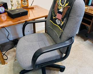 Office Chair and Desk