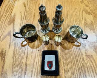 Sterling and German Silver Pieces