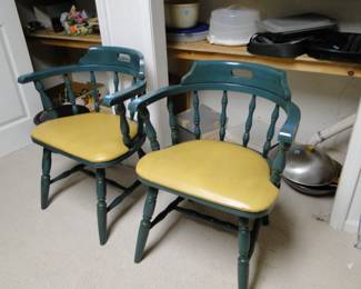 Nice pair of barrel chairs