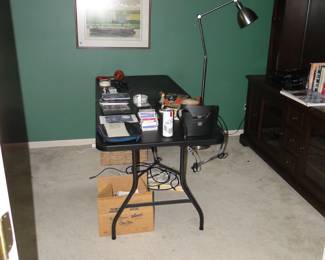 Small amount of electronics in the den