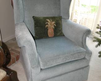 Very comfortable wingback chair