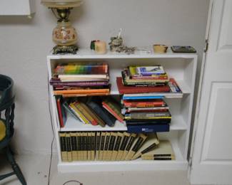 More books, and a bookshelf too