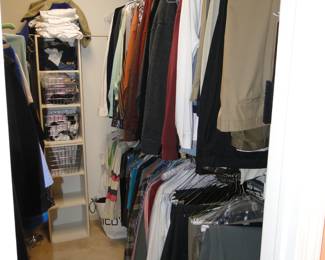 All clothing is cleaned and pressed