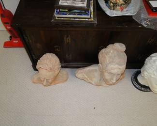 These are one of a kind artist created busts