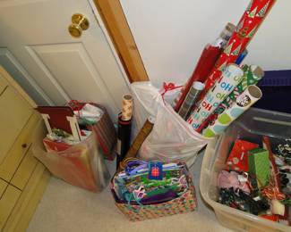 Wrapping paper and holiday bags too