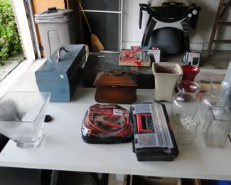 Many items in the garage of practical use