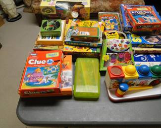 Crayons, and games, and just fun oh my