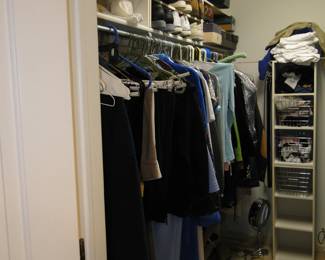 Lots of men's clothing, accessories and women's clothing and accessories too