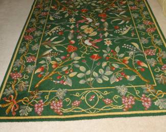 Bright and vibrant this are rug is