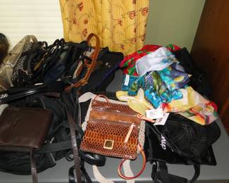 Purses and scarves