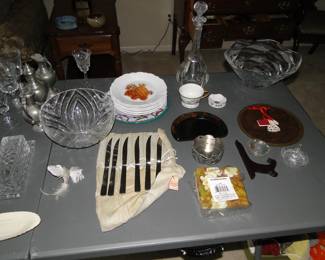 Vintage serving pieces