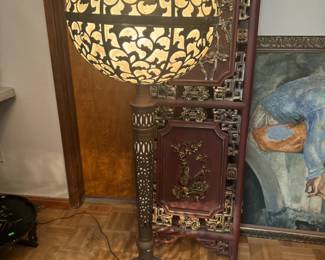 Vintage Moroccan floor lamp