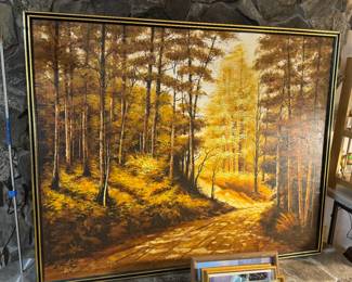 Large Original Painting by Walter Spencer
