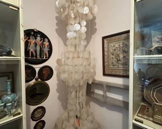 Multiple Vintage Shell lamps