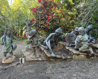 Bronze Garden Children