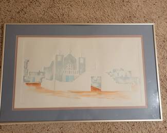 J.R Partridge Signed Print 