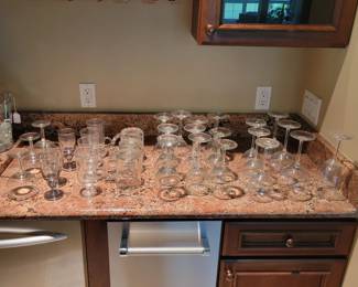 Lots Of Wine Glasses 