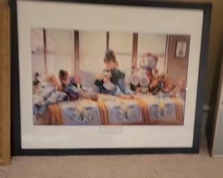 Vintage 1980 Randy Morris Signed Print 